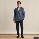 ALESSANDRO GILLES GIACCA DOPPIOPETTO 6 BOTTONI GD40P86243AGPE26 COL.DENIM - P/E 26 - AI 1